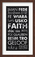 Faith in Different Languages Fine Art Print