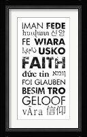 Faith Languages Fine Art Print