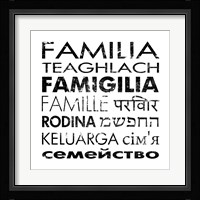 Family Square Fine Art Print