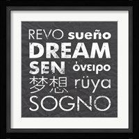 Dream Square Gray Fine Art Print