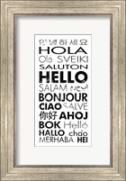 Hello Languages Fine Art Print
