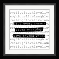 Live Every Moment Fine Art Print