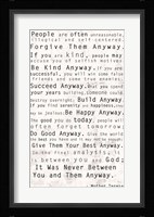 Mother Teresa Quote Fine Art Print