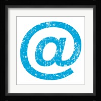 Blue Ampersat Fine Art Print