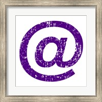 Purple Ampersat Fine Art Print
