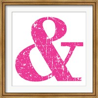 Pink Ampersand Fine Art Print