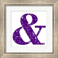 Purple Ampersand Fine Art Print