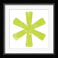 Lime Asterisk Fine Art Print