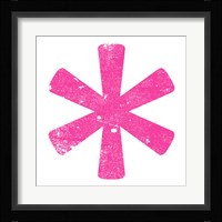 Pink Asterisk Fine Art Print