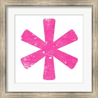 Pink Asterisk Fine Art Print