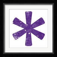 Purple Asterisk Fine Art Print