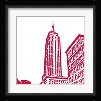 Red Empire Framed Print