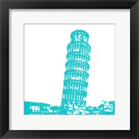 Pisa in Aqua Fine Art Print