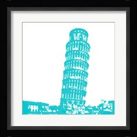 Pisa in Aqua Fine Art Print