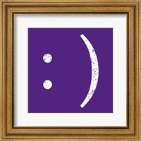 Purple Smiley Fine Art Print