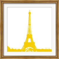 Yellow Eiffel Tower Fine Art Print