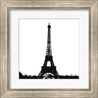 Black Eiffel Tower Fine Art Print