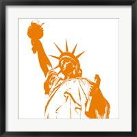Orange Liberty Fine Art Print