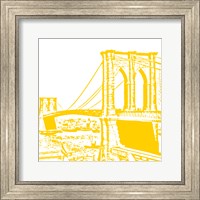 Yellow Brooklyn Bridge Fine Art Print