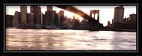 Manhattan and the Brooklyn Bridge Fine Art Print