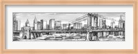 Pen & Ink Cityscape I Fine Art Print