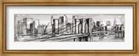 Pen & Ink Cityscape II Fine Art Print