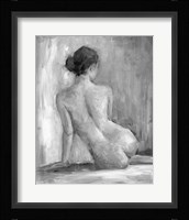 Figure in Black & White I Framed Print
