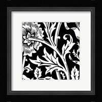 B&W Graphic Floral Motif IV Fine Art Print