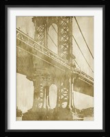 Non-Embellished Bridge Etching II Fine Art Print