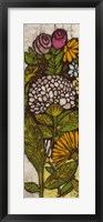 Batik Flower Panel I Fine Art Print