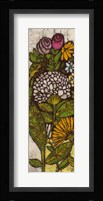 Batik Flower Panel I Fine Art Print