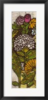 Batik Flower Panel I Framed Print