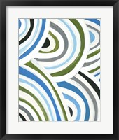 Swirly Bob I Framed Print