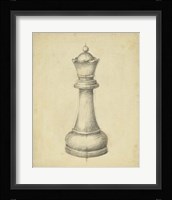 Antique Chess III Fine Art Print