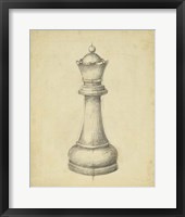 Antique Chess III Fine Art Print