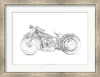 Motorcycle Sketch I Fine Art Print