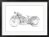 Motorcycle Sketch I Fine Art Print