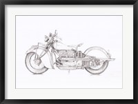 Motorcycle Sketch II Fine Art Print