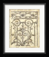 Decorative Iron Sketch II Fine Art Print