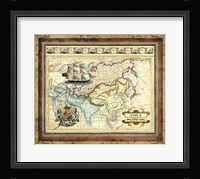 Map of Asia Fine Art Print