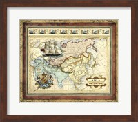 Map of Asia Fine Art Print
