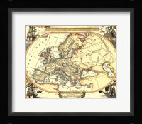 Nautical Map of Europe Fine Art Print