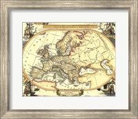 Nautical Map of Europe Fine Art Print