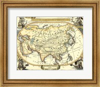Nautical Map of Asia Fine Art Print