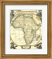 Nautical Map of Africa Fine Art Print