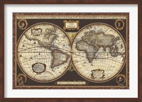 Decorative World Map Fine Art Print