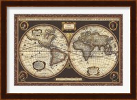 Decorative World Map Fine Art Print