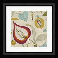 Cabana Floral I Framed Print
