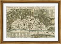 City Plan of London Fine Art Print
