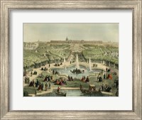 Panorama Du Chateau et Du Parc Fine Art Print